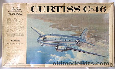 Williams Brothers 1/72 Curtiss C-46 Commando - USAAF / Flying Tigers or Chinese Air Force, 72-346 plastic model kit